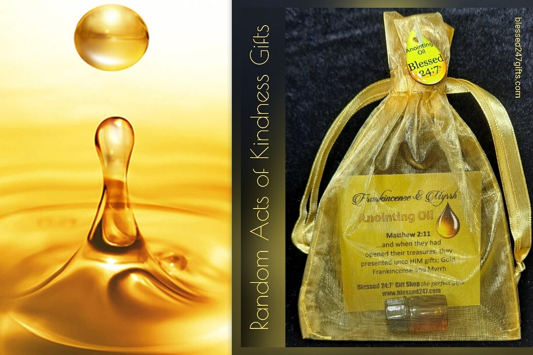 Anointing Oil Frankincense & Myrrh (sold in set of 5pcs) FREE